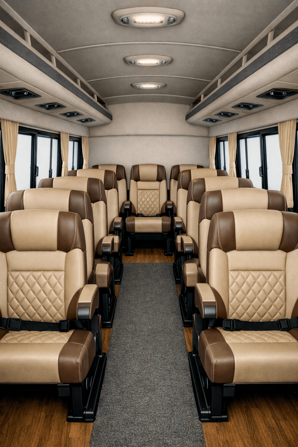 14 seat interior